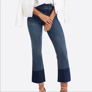 Spanx - High Rise Cropped Flare Leg Jeans